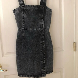 H&M Fitted button down DENIM dress